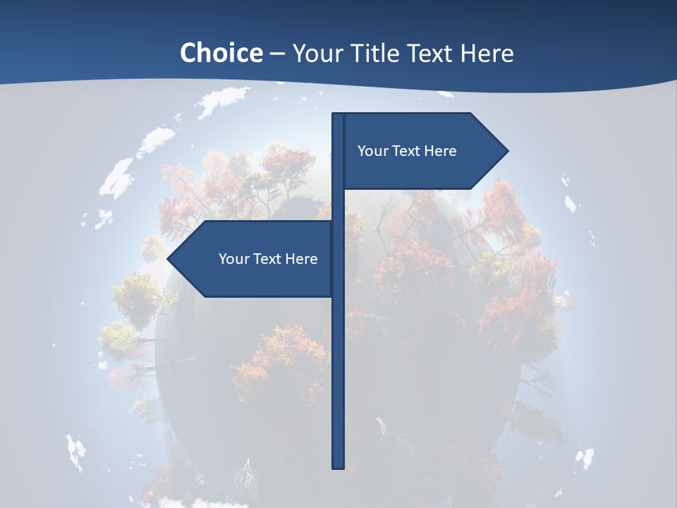 Aerial View Travel Environment PowerPoint Template