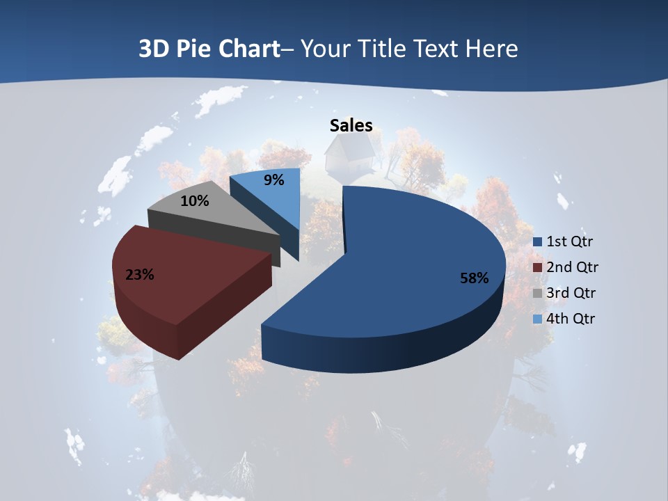 Aerial View Travel Environment PowerPoint Template