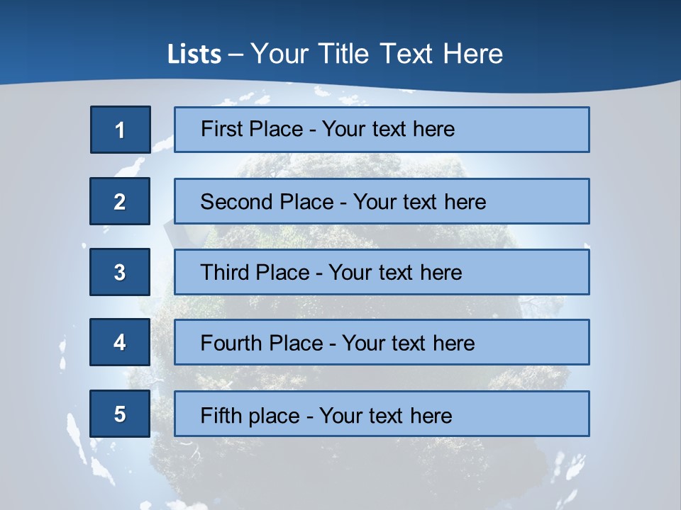 Foliage Environment Growth PowerPoint Template