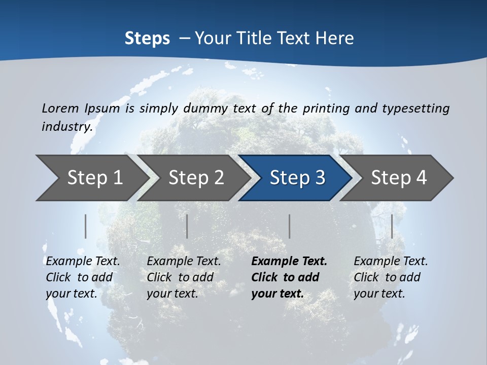 Foliage Environment Growth PowerPoint Template
