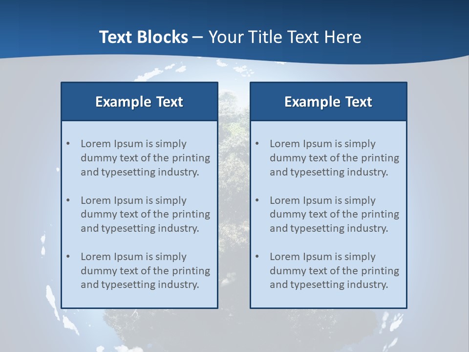 Foliage Environment Growth PowerPoint Template
