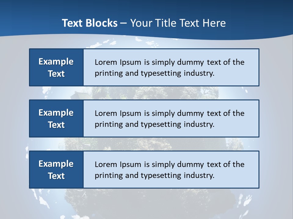 Foliage Environment Growth PowerPoint Template