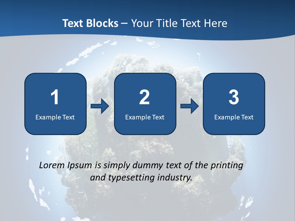 Foliage Environment Growth PowerPoint Template