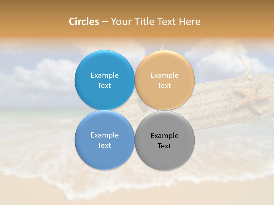 Ocean Hanging Empty PowerPoint Template