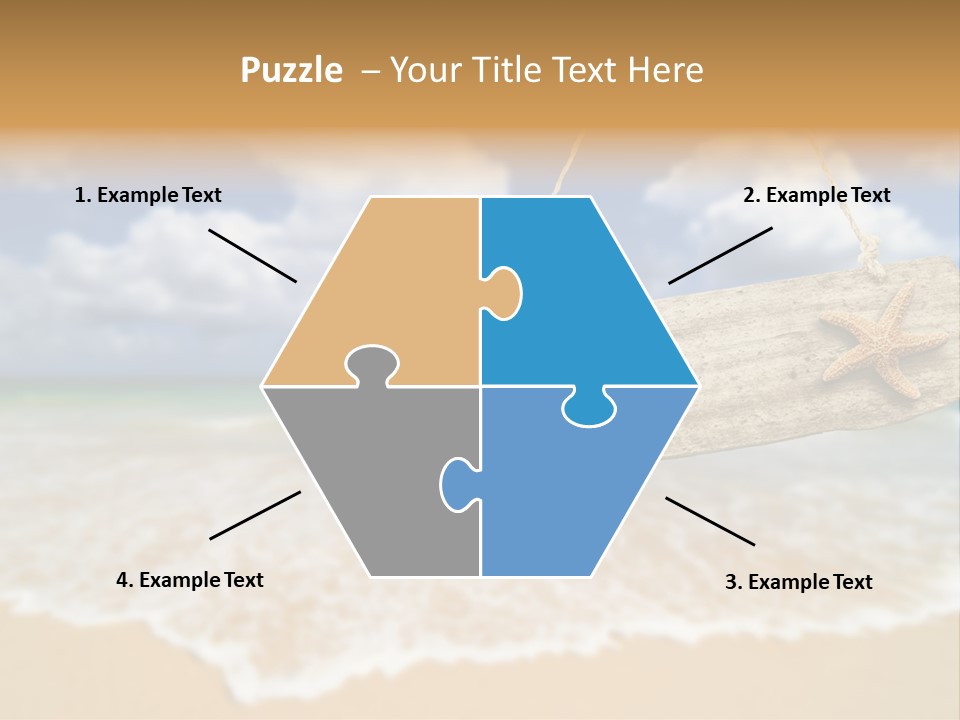 Ocean Hanging Empty PowerPoint Template