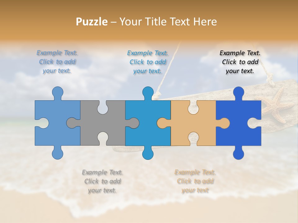 Ocean Hanging Empty PowerPoint Template