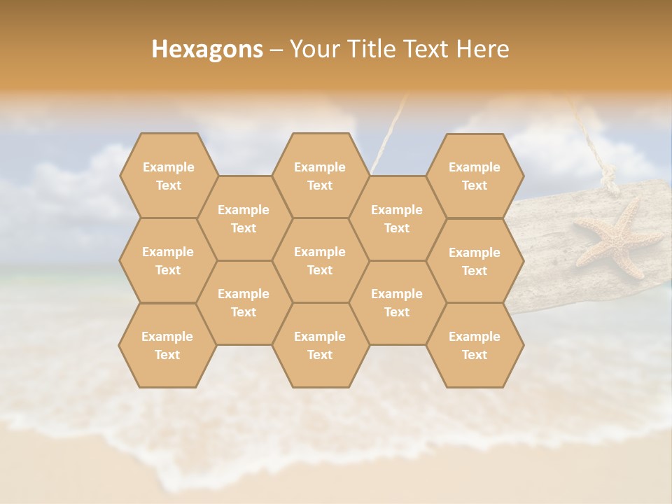 Ocean Hanging Empty PowerPoint Template