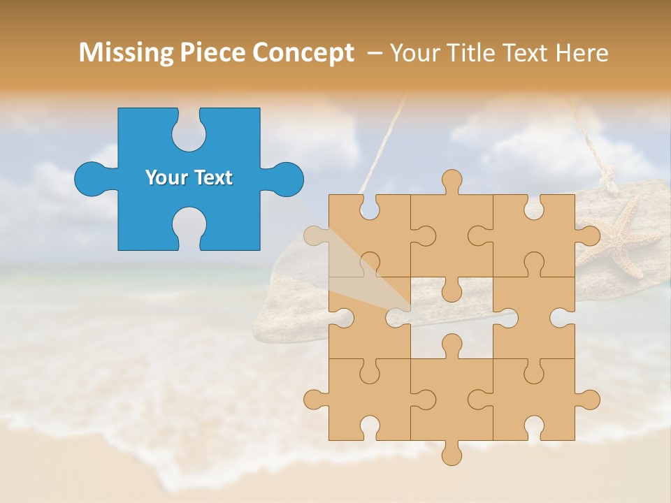 Ocean Hanging Empty PowerPoint Template