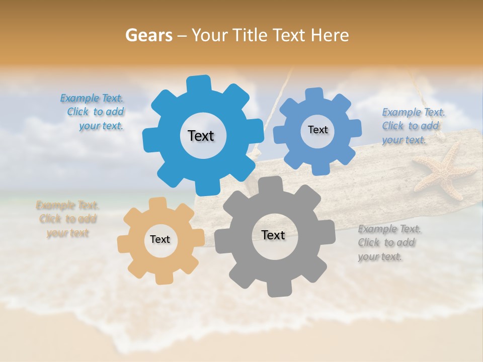 Ocean Hanging Empty PowerPoint Template