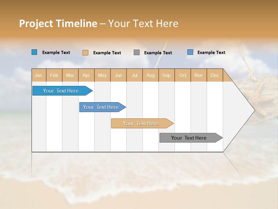 Ocean Hanging Empty PowerPoint Template