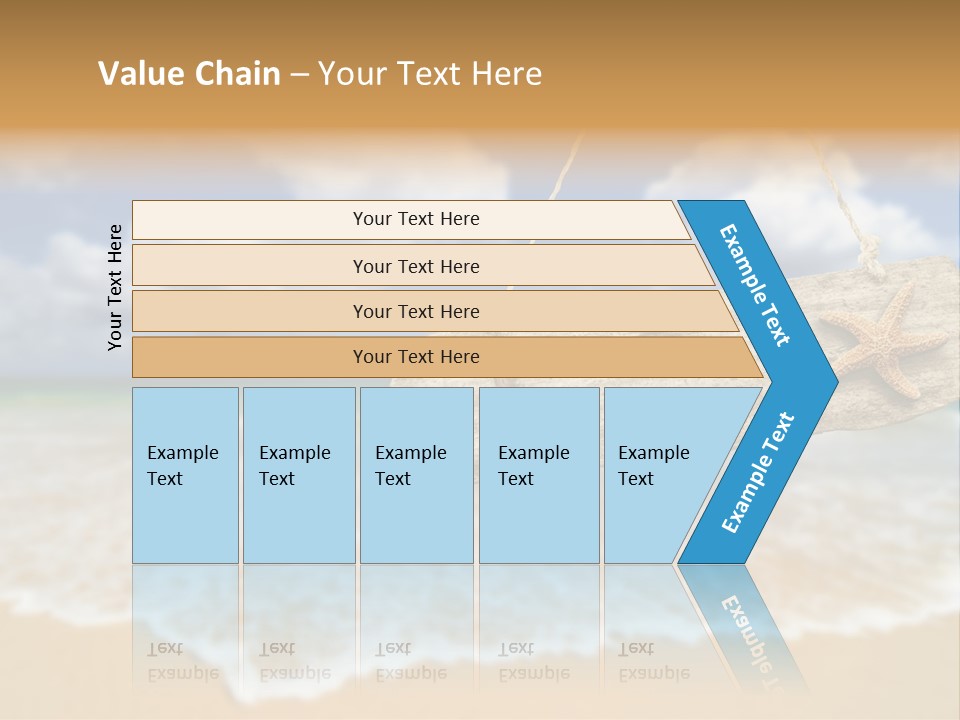 Ocean Hanging Empty PowerPoint Template