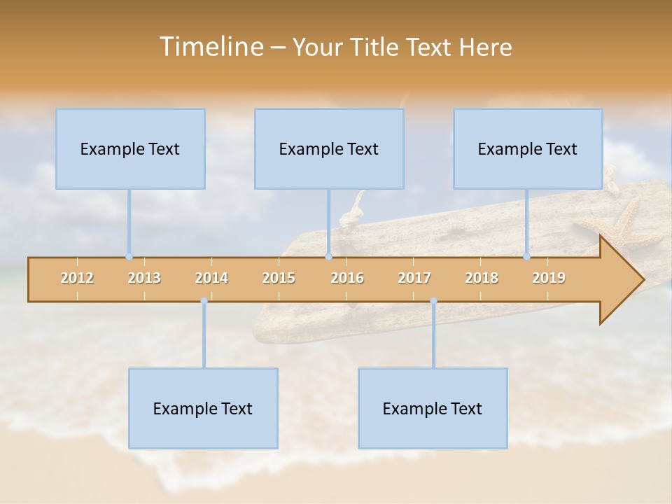 Ocean Hanging Empty PowerPoint Template