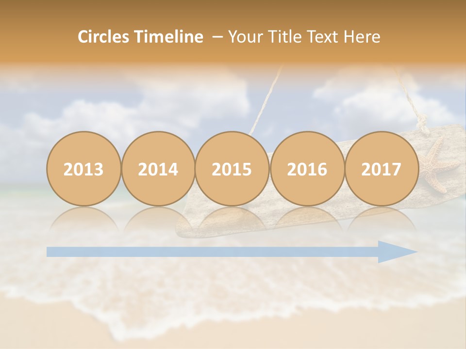 Ocean Hanging Empty PowerPoint Template