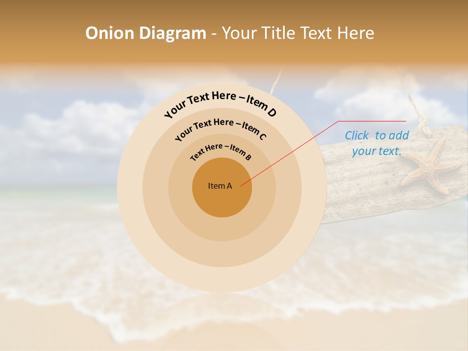 Ocean Hanging Empty PowerPoint Template