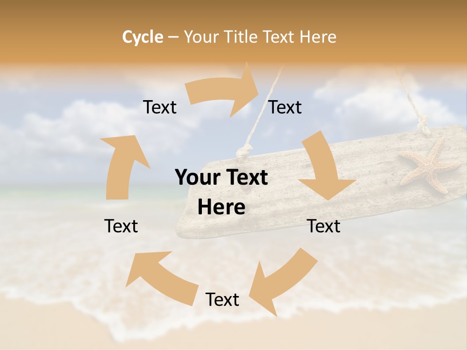 Ocean Hanging Empty PowerPoint Template