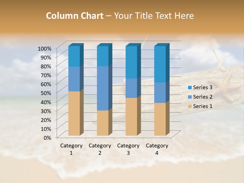 Ocean Hanging Empty PowerPoint Template