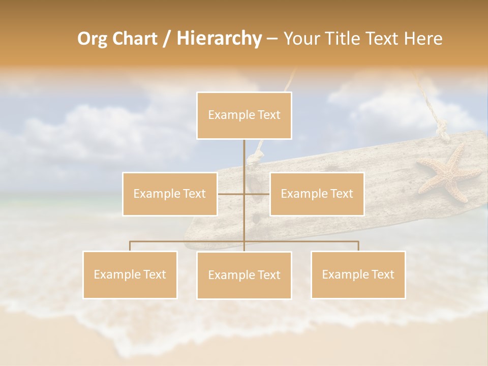 Ocean Hanging Empty PowerPoint Template