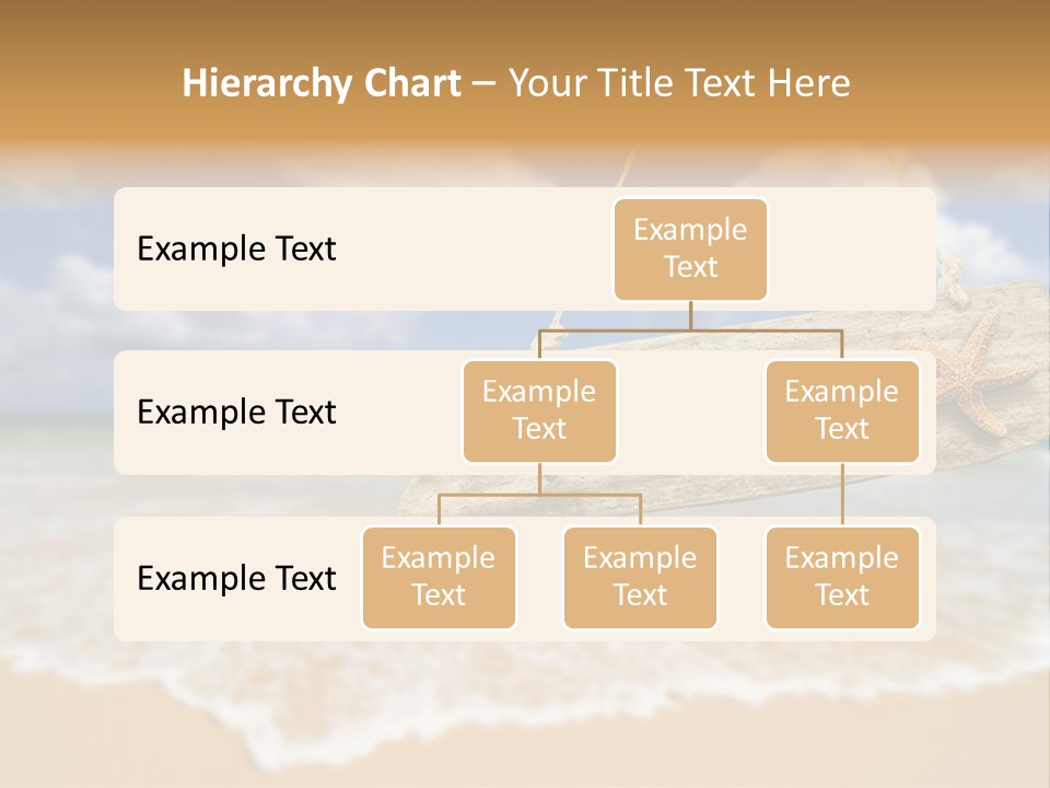 Ocean Hanging Empty PowerPoint Template