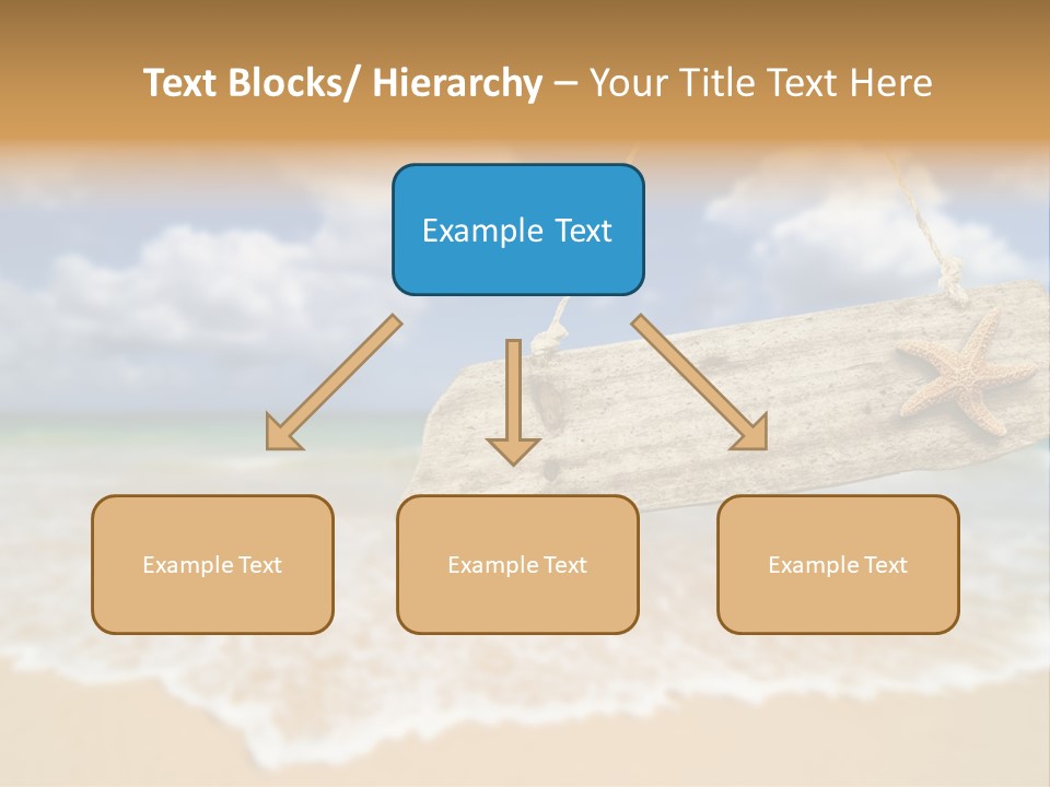 Ocean Hanging Empty PowerPoint Template