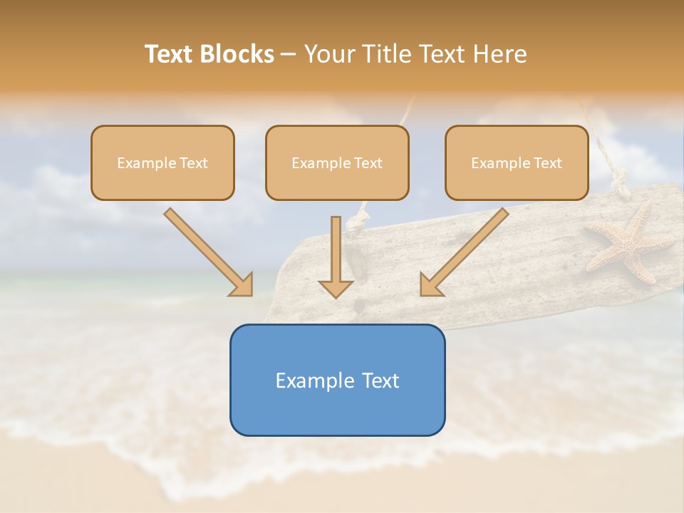 Ocean Hanging Empty PowerPoint Template