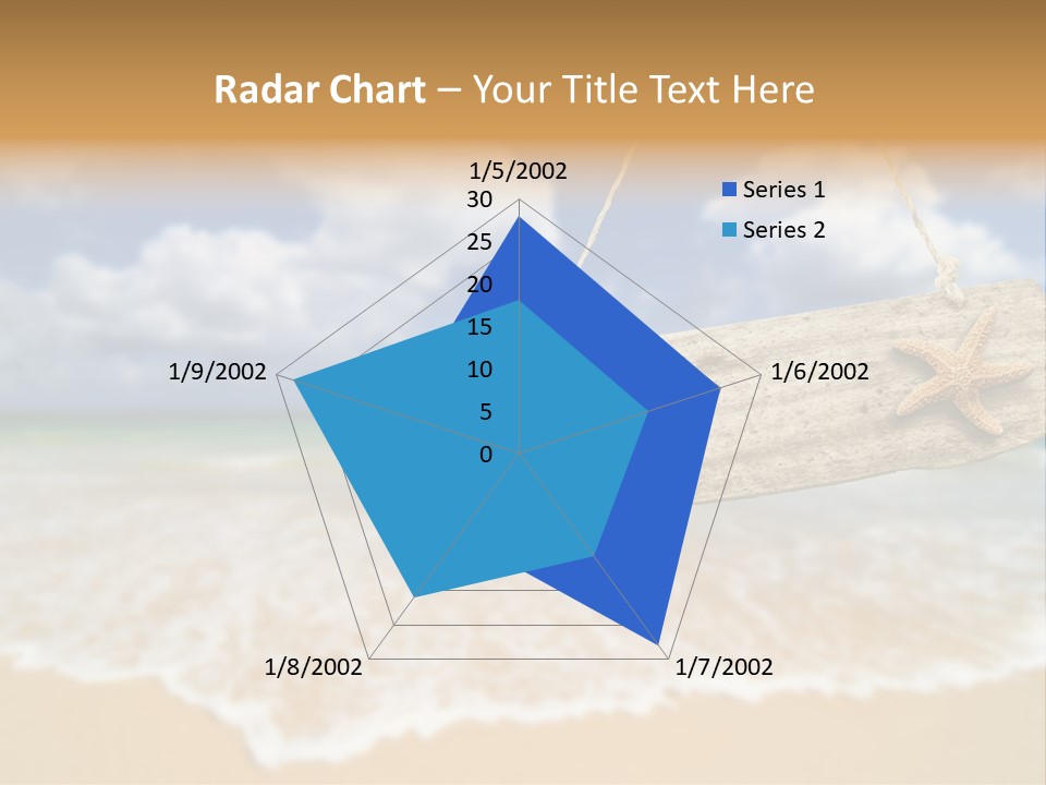 Ocean Hanging Empty PowerPoint Template