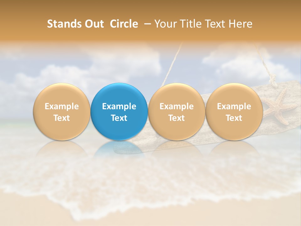 Ocean Hanging Empty PowerPoint Template