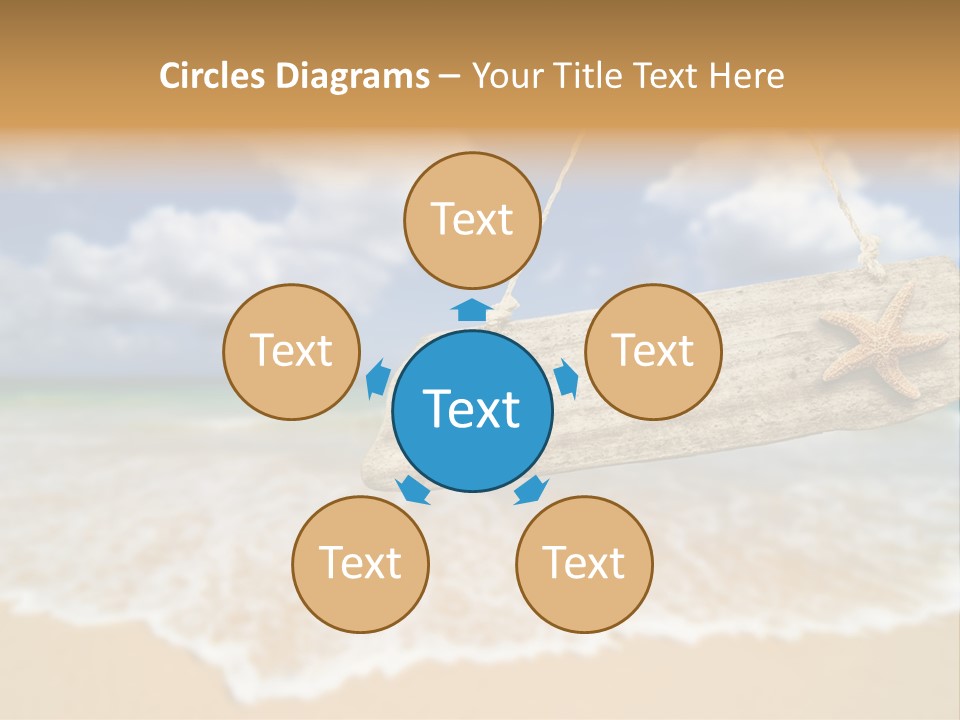 Ocean Hanging Empty PowerPoint Template