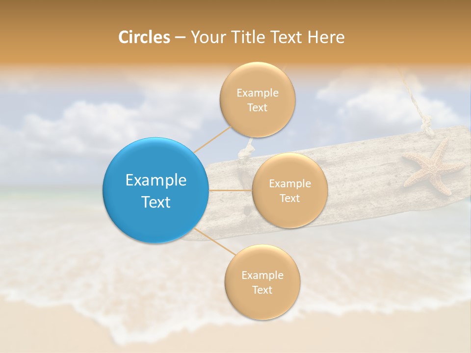 Ocean Hanging Empty PowerPoint Template