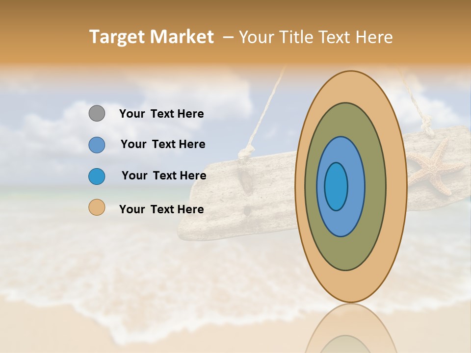 Ocean Hanging Empty PowerPoint Template