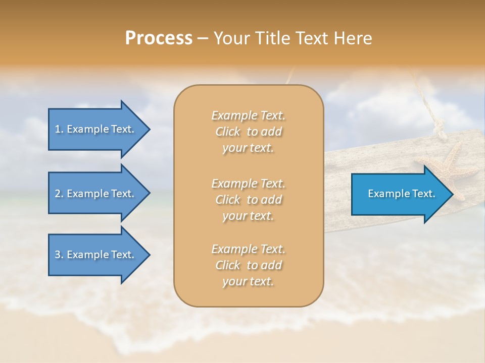 Ocean Hanging Empty PowerPoint Template