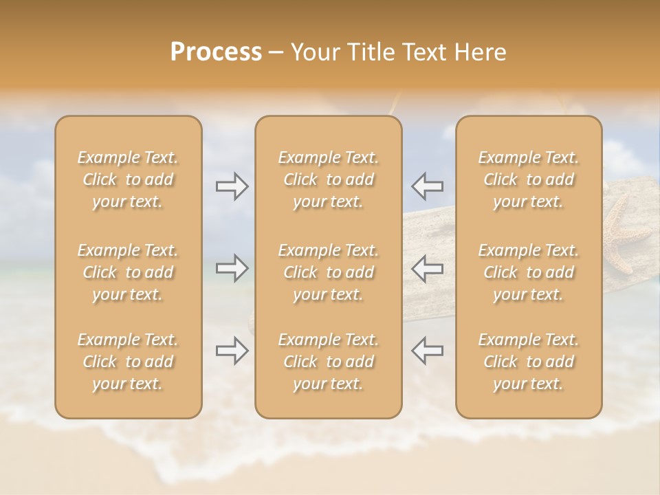 Ocean Hanging Empty PowerPoint Template
