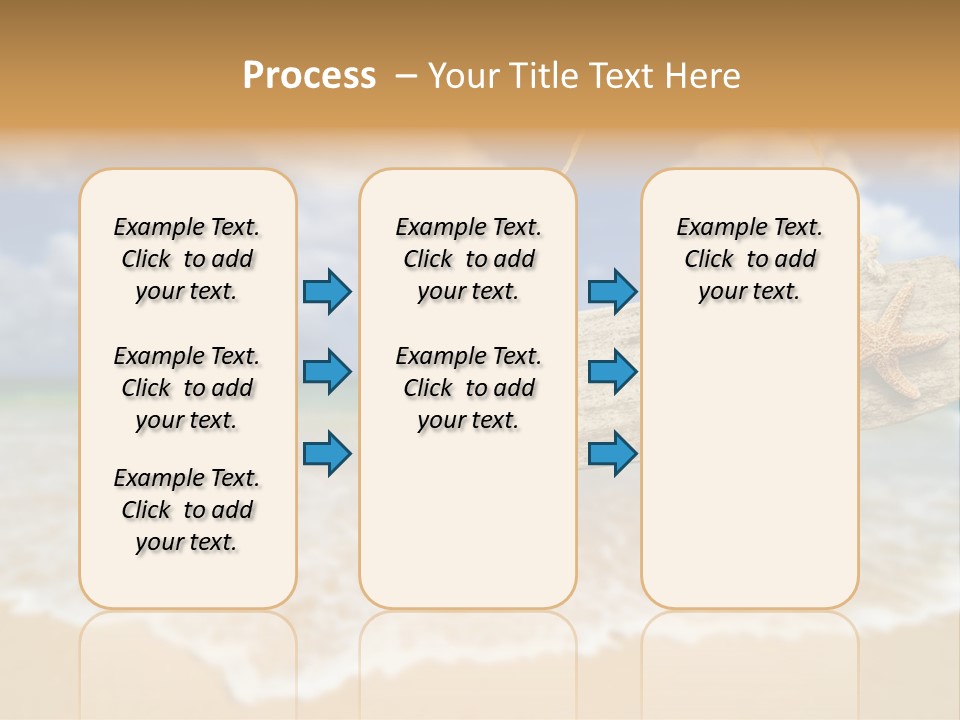 Ocean Hanging Empty PowerPoint Template