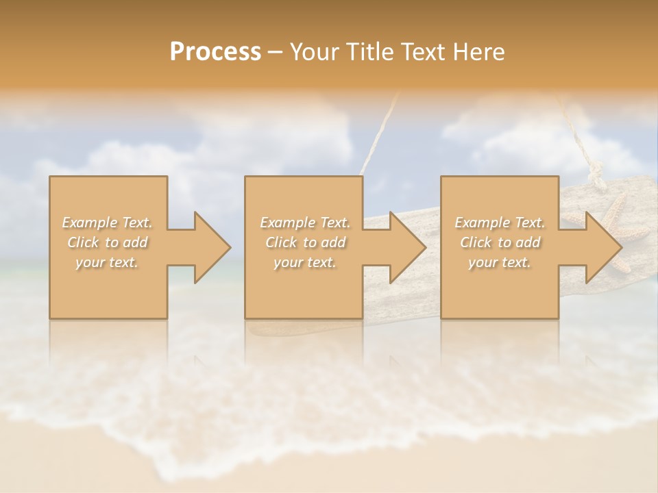 Ocean Hanging Empty PowerPoint Template