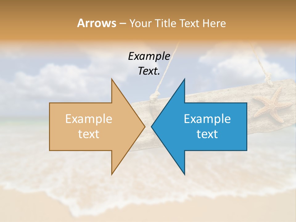 Ocean Hanging Empty PowerPoint Template