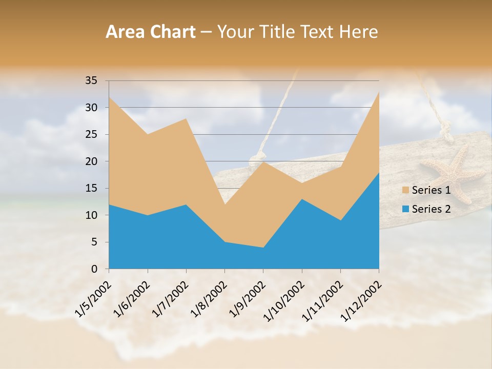 Ocean Hanging Empty PowerPoint Template