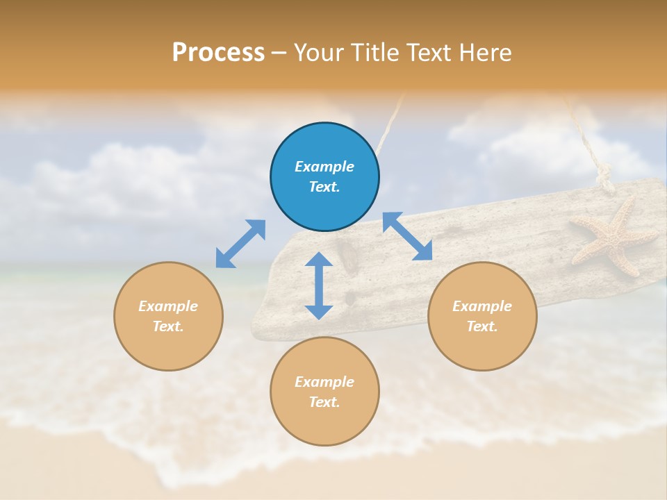 Ocean Hanging Empty PowerPoint Template