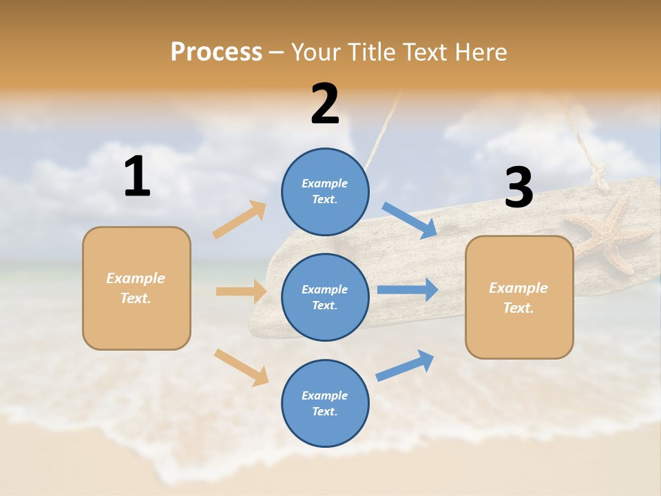 Ocean Hanging Empty PowerPoint Template