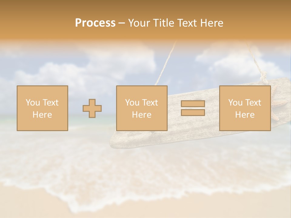 Ocean Hanging Empty PowerPoint Template