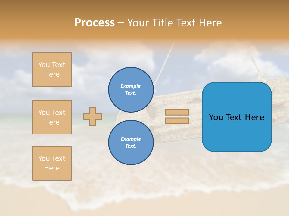Ocean Hanging Empty PowerPoint Template