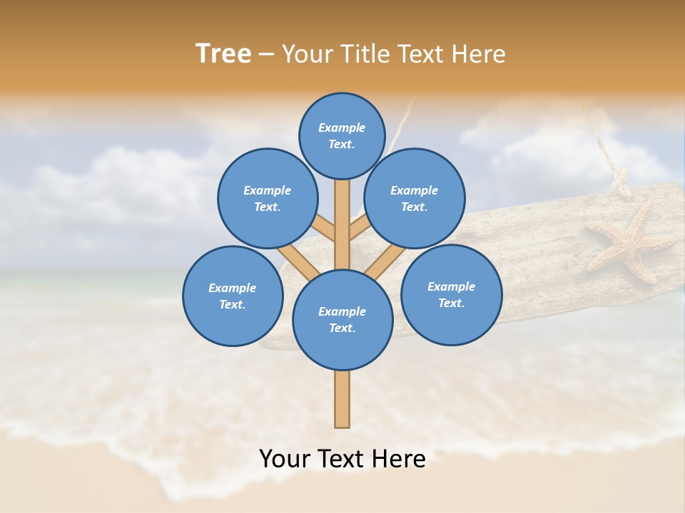 Ocean Hanging Empty PowerPoint Template