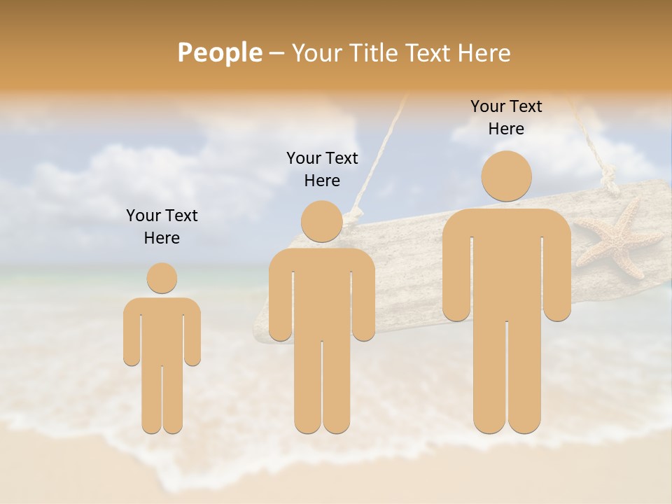 Ocean Hanging Empty PowerPoint Template