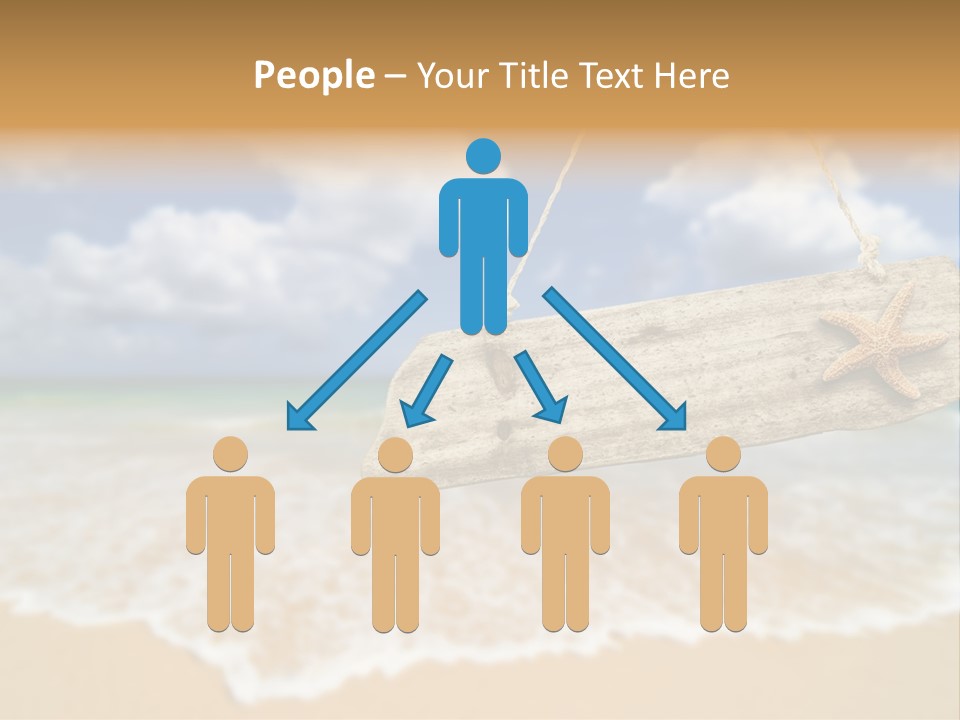 Ocean Hanging Empty PowerPoint Template