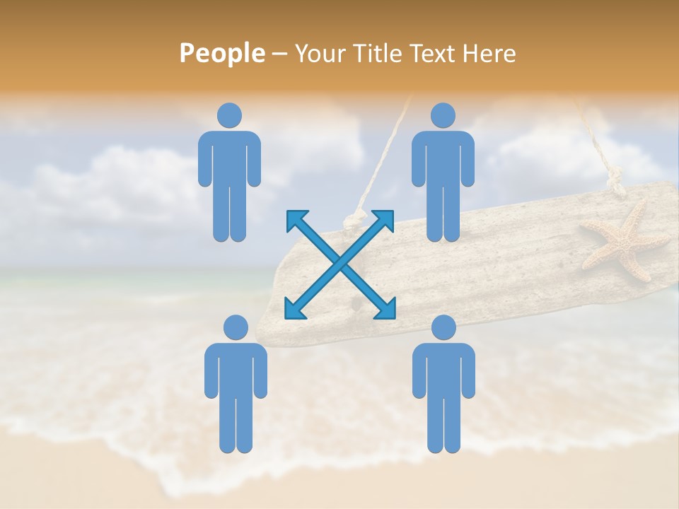 Ocean Hanging Empty PowerPoint Template