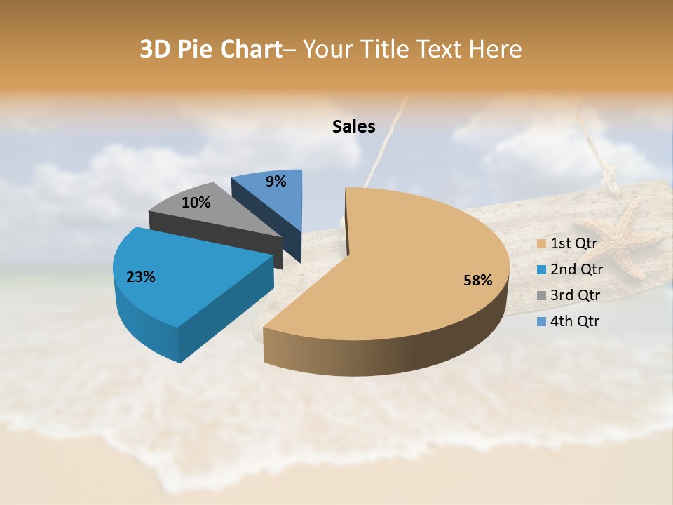 Ocean Hanging Empty PowerPoint Template