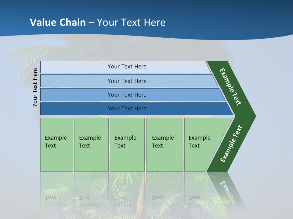 Luxury Signpost Caribbean PowerPoint Template