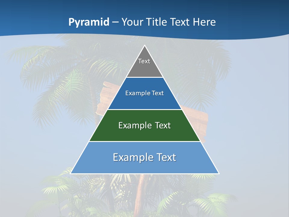 Luxury Signpost Caribbean PowerPoint Template