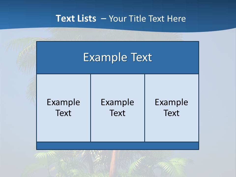 Luxury Signpost Caribbean PowerPoint Template