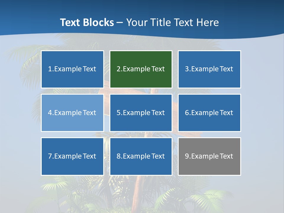 Luxury Signpost Caribbean PowerPoint Template