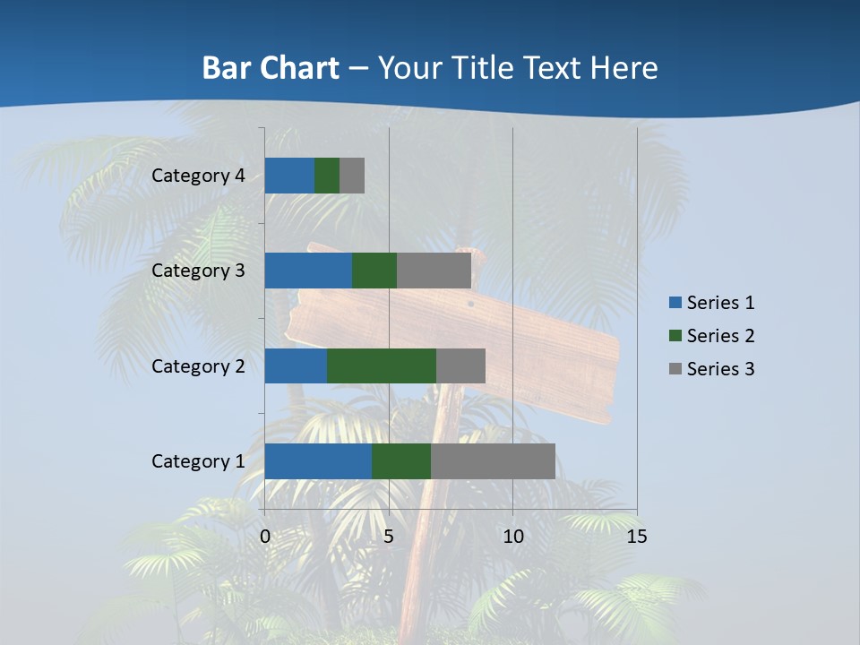 Luxury Signpost Caribbean PowerPoint Template