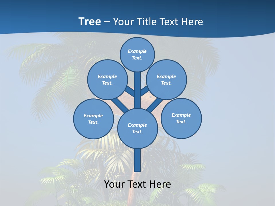 Luxury Signpost Caribbean PowerPoint Template